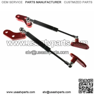 For Can-Am Maverick X3 2017-2020 Black & Red Aluminum Anodized Door Opener Kits