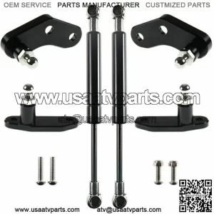 Black Billet Aluminum Anodized Door Opener Kits For 2017-2020 Can-Am Maverick X3