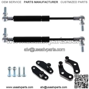 For 17-20 Can-Am Maverick X3 Pair Black Billet Aluminum Anodized Door Opener Kit