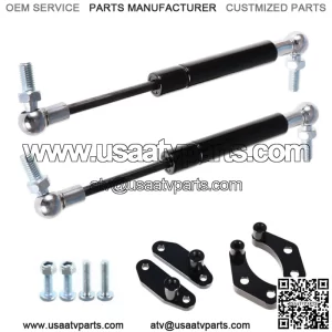 For Can-Am Maverick X3 2017-20, Black Billet Aluminum Anodized Door Opener Kits