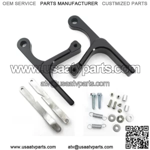 Black Door Handle Set For Can-Am 4x4 Maverick X3MaMax R 2017-2022 Aluminum