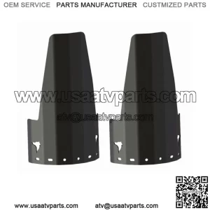 Can Am Maverick X3 XDS XRS Shock Guards Aluminum CNC Cut 2017-2018 Black