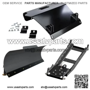 UTV Snow Plow Kit With 60" Steel Blade For Kymco UXV 500i 2009-2018