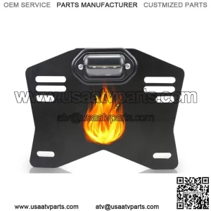 Universal LED License Plate Light Holder for ATV/UTV Can Am X3 Polaris RZR 1000 (For: More than one vehicle)