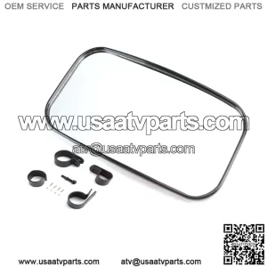 Black 1.75" Roll Bar UTV Rear View Mirrors For Polaris Polaris RZR XP Arctic Cat (For: More than one vehicle)