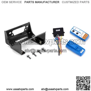 For UTV Kawasaki Teryx/4 750 800 Winch Mounting Plate W/ Winch Remote Control (For: More than one vehicle)