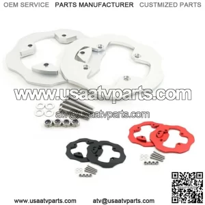 CNC Dual Sprocket Guard Chain Protectors For Honda TRX450ER TRX 450ER 2006-2014 (For: Honda)