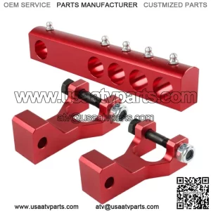 Red Lowering Drop Kit Billet For Yamaha Warrior Banshee 350 YFZ350 YFM350X