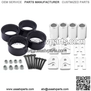 Billet 4.5'' Front & Rear Suspension High Lift Kit For Yamaha Rhino 450 660 700 (Fits: Yamaha Rhino 660)