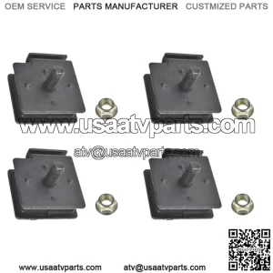 NEW RHINO 660 BOTTOM & TOP ENGINE MOUNT RUBBER DAMPER KIT For Yamaha 2004-2007 (Fits: Yamaha Rhino 660)