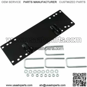 Utility Snow Plow Bottom Mounting Plate Offroad ATV Kawasaki Yamaha Rhino (Fits: Yamaha Rhino 660)