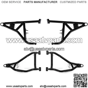 High Clearance Upper & Lower A Arms for Polaris RZR XP 1000 /XP 4 1000 (2014+) - Black