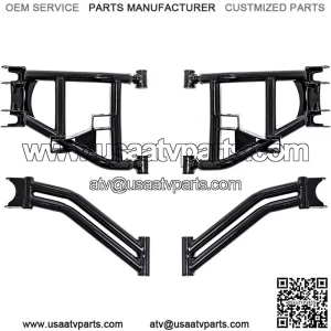 Rear A-Arms for 2019+ Can-Am Maverick Sport 1000/1000 DPS/ 1000R DPS/ 1000 DPS Max | UV-resistant Powder Coat Finish | Adjustable Pivot Blocks | Fit up to 34 Tires with 1.5" Clearance