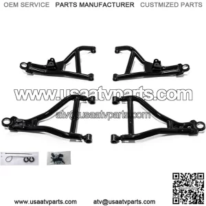 Arched 2" Forward Offset A Arms for Can-Am Defender HD 5 / HD 8 / HD 10 - SEE FITMENT for compatible Years & Sub-Models | Powder coated Black | Run up to 32" Tires!