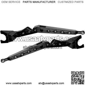 Heavy Duty High Clearance Rear Trailing Arms for Polaris RZR XP 1000 / XP 4 1000 (2014-2023) - Black
