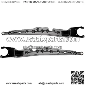 High Clearance Rear Trailing Arms Compatible with 2020+ Polaris RZR PRO XP/PRO XP 4 | Additional 1.5 of Ground Clearance | Reinforced Shock and Sway Bar Mounts