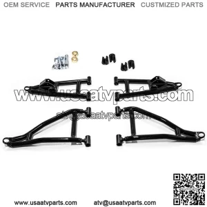 2″ Forward Offset A Arms for 2021-2022 Polaris Ranger XP 1000 / Crew -See Fitment | Fit up to 32″ Tires | Front & Rear Shock Bump Stops | 1.25?? Tubing 25% Larger Than Stock!