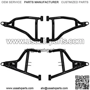 Heavy Duty High Clearance A-Arms for Polaris General 1000 / General 1000 4 (2017+) - 0" Offset - Black