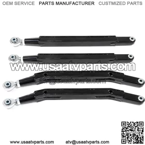 Arched Boxed Radius Rods for 2020+ Polaris RZR PRO XP / 2020+ Polaris RZR PRO XP-4 | Powder-coated Black