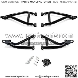 High Clearance 1.5" Forward Offset A-Arms for Yamaha Viking/Viking VI (2014+) - Black