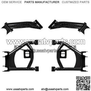 Heavy Duty High Clearance 1.5" Rear Offset A Arms for Can-Am Maverick Trail (2018+) - Black - Fits Up To A 30" Tire!