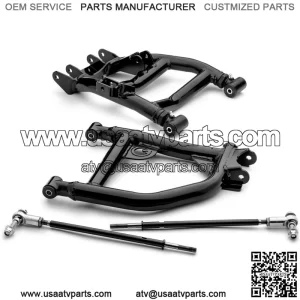 Atlas Pro 2" Rear Offset A-Arms for Can-Am Defender HD 5 / HD 7 / HD 8 / HD 9 / HD 10 / Max | Fits up to 32" Rear Tires | Adjustable Pivot Blocks | 1.5 x .138 DOM Wall Steel Tubing