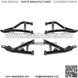High Clearance 1.5 Inch Forward Offset A-Arms Compatible with 2020+ Yamaha Wolverine X2 / R-Spec/SE - Fit Up to 30 Inch Tires- Larger Than Stock Tubing - Includes UHMW Bushings