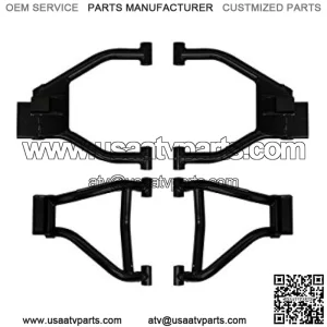 High Clearance Rear A-Arms for 2010-2014 Polaris Ranger 800/800 Crew / 800 6x6-1.5" Offset - Black