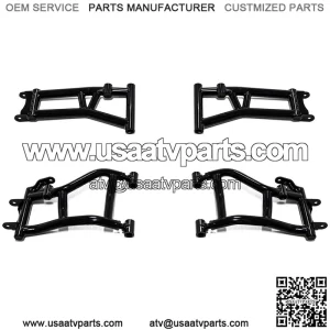 Heavy Duty High Clearance 1.5" Rear Offset A-Arms for CFMOTO UForce 1000 (2019-2021) - Gloss Black