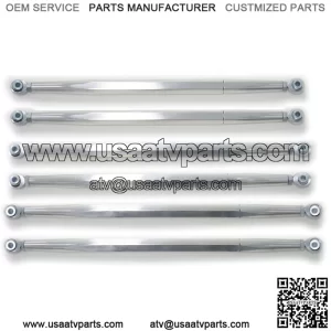 Heavy Duty Aluminum Rear Radius Arms/Rods for Can-Am 72" Body Maverick X3 72" Turbo/X RC/X MR/X RS/MAX (2017+) - Complete 6 Rod Kit