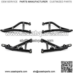 High Clearance 1.5" Forward Offset A-Arms for Yamaha Wolverine X2 (2019) - Black