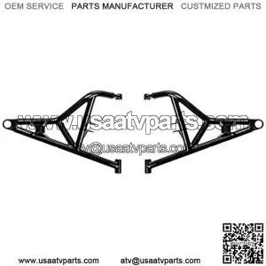 (2) Upper High Clearance A Arms for 2014+ Polaris RZR XP 1000 / XP 4 1000 | Non-Adjustable | Red | Includes Heavy-Duty 4340 Chromoly Steel | 1.25 Tubing 25% larger Than Stock