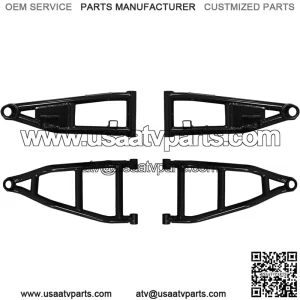 Heavy Duty 6" Lift Kit for Kawasaki Teryx 4/800 (2016+) - Black - Complete Kit with Rhino 2.0 Axles, Tie Rods, A Arms, Brake Lines, and More!