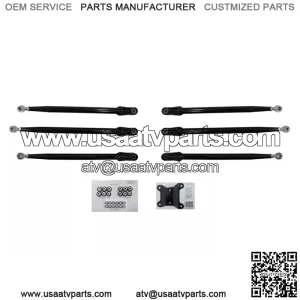 Tubed Rear Radius Rods for Can-Am Maverick X3 (64"Body) - Black