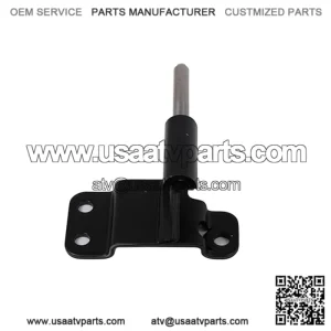 Polaris Ranger Hinge, Lower, Left Side, Matte Black, Genuine OEM Part 1018772-458, Qty 1