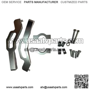 Polaris ATV reflector extension bracket #silver