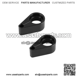 1Pair A-Arm Brake Cable Line Clamps 1" & 0.75" For Yamaha YFZ450R YFZ450X YFZ450