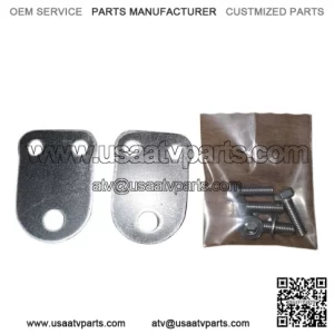 Pair Raw Steel Of CF Moto Uforce 1000 And 1000xl Whip Light Or Antenna Mount