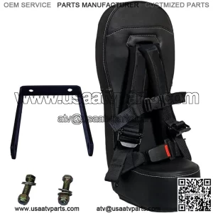 RZR 800/900 Bump Seat (2008-2014) with 4-Point Harness | 2 & 4 Seater | All Mounting Hardware Included | Fits Front Or Rear | Easy Install