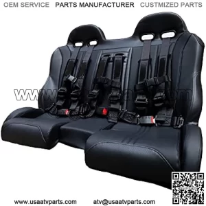 RZR 1000/900 Front or Rear Bench Seat With Harnesses