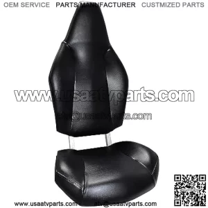 PIT66 New Seat Cover Kit Seat Cover & Base Black Compatible with Polaris RZR 570 800 900 2012-2018/ACE 325 570 2014-2017