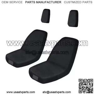 Black UTV Bucket Seat Covers For Yamaha Rhino 450 Rhino 660 Rhino 700 2004-2013 (Fits: Yamaha Rhino 660)