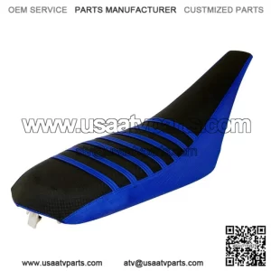 Yamaha 700 700 R Seat Cover 2006 - 2024 BLUE / BLACK / BLUE RIBS  #193 (For: More than one vehicle)