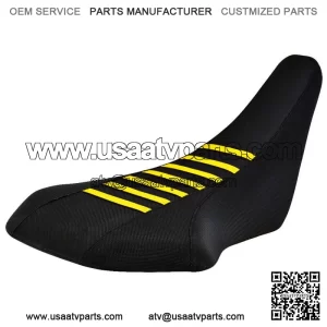 2003 - 2008 Suzuki LTZ 400 Z400 Seat cover  BLACK W/ YELLOW RIBS  Enjoy Mfg #207