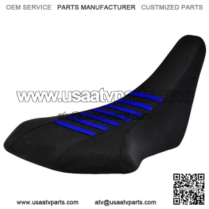 2003-2008 Suzuki LTZ 400 Z400 Gripper Seat cover Black/Blue Ribs Enjoy Mfg #207
