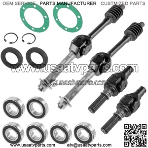 Rear Axle Drive Shaft Kit For Kawasaki Mule 2520 Turf KAF620-B KAF620 95-99 L/R