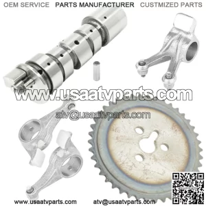 Camshaft And Rocker Arm Gear Sprocket Kit For Polaris Scrambler 500 4X4 1998-11 (For: Polaris)