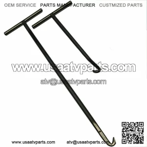 NEW 2-PCS EXHAUST SPRING PULLER SET UNIVERSAL 2 STROKE ATV UTV HANDLE HOOK TOOL
