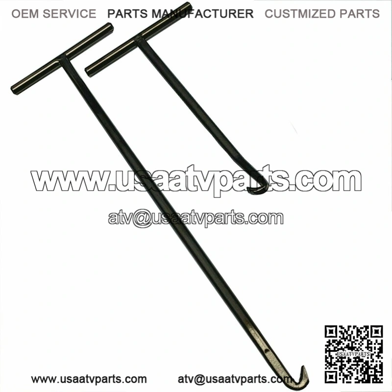 NEW 2-PCS EXHAUST SPRING PULLER SET UNIVERSAL 2 STROKE ATV UTV HANDLE HOOK TOOL