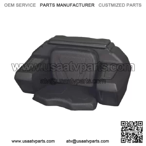 ATV Rear Passenger Seat Cargo Storage Helmet Trunk Box Luggage Lounger